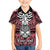 personalised-polynesia-skull-family-matching-off-shoulder-short-dress-and-hawaiian-shirt-with-boars-tusk-pink-arty-vibe