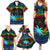 fiji-lgbt-family-matching-summer-maxi-dress-and-hawaiian-shirt-love-is-love-tapa-pattern-rainbow-water-color