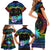 personalised-fiji-lgbt-family-matching-short-sleeve-bodycon-dress-and-hawaiian-shirt-love-is-love-tapa-pattern-rainbow-water-color