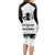 New Zealand South Africa Rugby Long Sleeve Bodycon Dress History Commemorative World Cup Winners Unique LT9 - Polynesian Pride