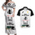 Custom New Zealand South Africa Rugby Couples Matching Off Shoulder Maxi Dress and Hawaiian Shirt History Commemorative World Cup Winners Unique LT9 White - Polynesian Pride