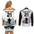 Custom New Zealand South Africa Rugby Couples Matching Off Shoulder Short Dress and Long Sleeve Button Shirt History Commemorative World Cup Winners Unique LT9 - Polynesian Pride