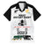 Custom New Zealand South Africa Rugby Family Matching Mermaid Dress and Hawaiian Shirt History Commemorative World Cup Winners Unique LT9 Dad's Shirt - Short Sleeve White - Polynesian Pride