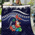 Felis Pusgua Guam Santa Quilt Merry Christmas with Polynesian Tribal