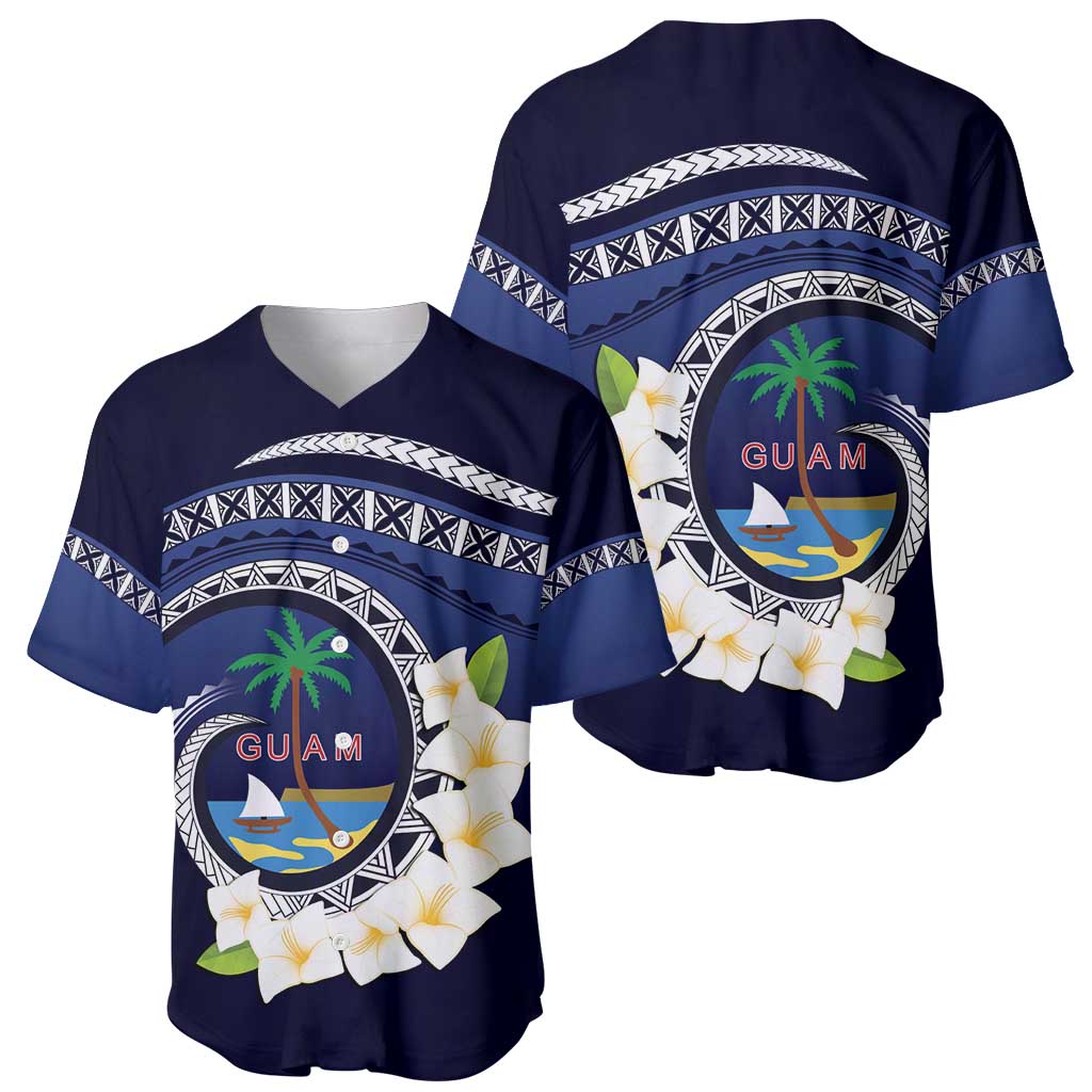 Hafai Adai Guam Guasalis Baseball Jersey Polynesian Tribal Pattern LT9 - Polynesian Pride