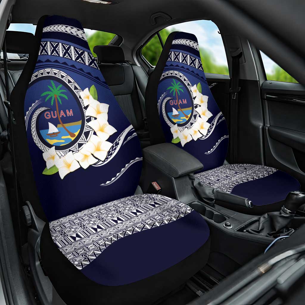 Hafai Adai Guam Guasalis Car Seat Cover Polynesian Tribal Pattern LT9 One Size Blue - Polynesian Pride