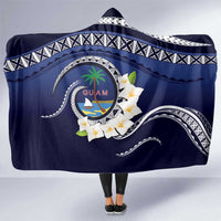 Hafai Adai Guam Guasalis Hooded Blanket Polynesian Tribal Pattern LT9 One Size Blue - Polynesian Pride