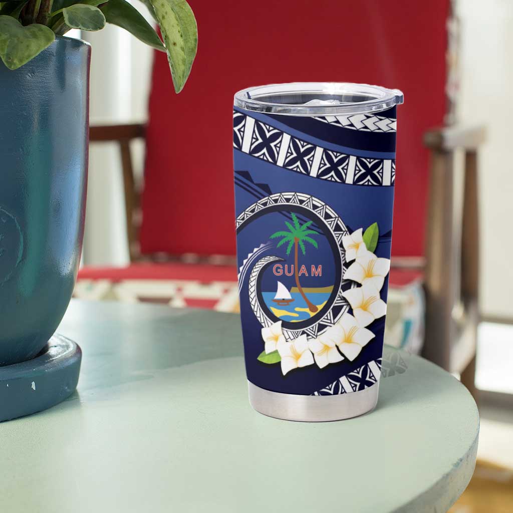 Hafai Adai Guam Guasalis Tumbler Cup Polynesian Tribal Pattern LT9 - Polynesian Pride