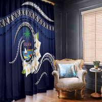 Hafai Adai Guam Guasalis Window Curtain Polynesian Tribal Pattern LT9 - Polynesian Pride
