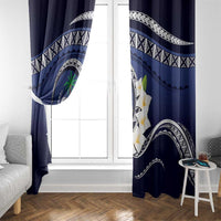 Hafai Adai Guam Guasalis Window Curtain Polynesian Tribal Pattern LT9 - Polynesian Pride