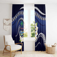 Hafai Adai Guam Guasalis Window Curtain Polynesian Tribal Pattern LT9 - Polynesian Pride