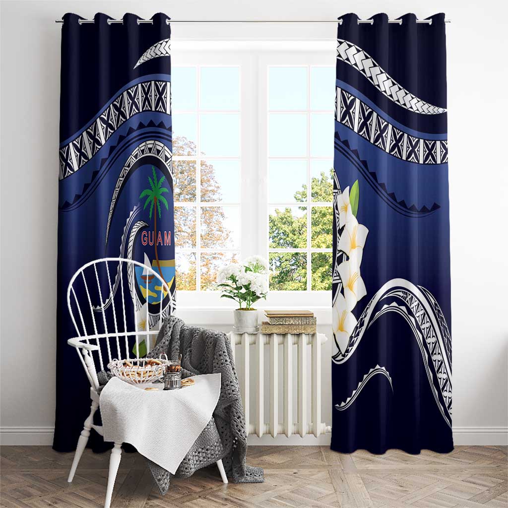 Hafai Adai Guam Guasalis Window Curtain Polynesian Tribal Pattern LT9 - Polynesian Pride
