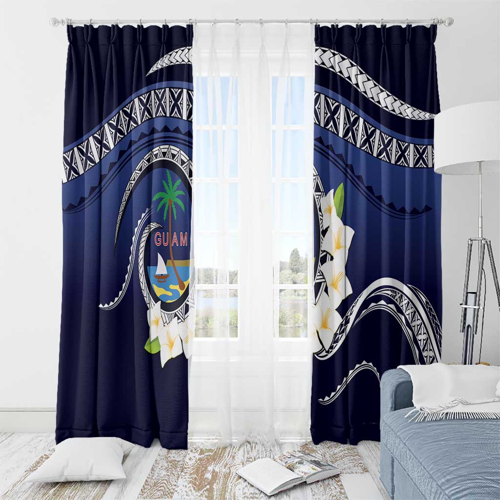 Hafai Adai Guam Guasalis Window Curtain Polynesian Tribal Pattern LT9 - Polynesian Pride