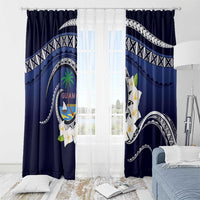 Hafai Adai Guam Guasalis Window Curtain Polynesian Tribal Pattern LT9 - Polynesian Pride