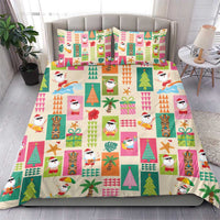Mele Kalikimaka Hawaii Christmas Bedding Set Funny Santan Hippie Style LT9 - Polynesian Pride