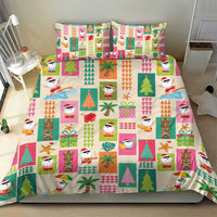 Mele Kalikimaka Hawaii Christmas Bedding Set Funny Santan Hippie Style LT9 - Polynesian Pride