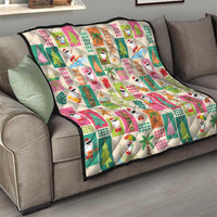 Mele Kalikimaka Hawaii Christmas Quilt Funny Santan Hippie Style LT9 - Polynesian Pride
