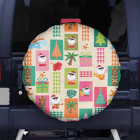 Mele Kalikimaka Hawaii Christmas Spare Tire Cover Funny Santan Hippie Style LT9 - Polynesian Pride