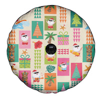 Mele Kalikimaka Hawaii Christmas Spare Tire Cover Funny Santan Hippie Style LT9 - Polynesian Pride