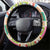 Mele Kalikimaka Hawaii Christmas Steering Wheel Cover Funny Santan Hippie Style