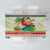 Mele Kalikimaka Hawaii Christmas Tablecloth Surfing Santa with Polynesian Tribal