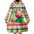 Mele Kalikimaka Hawaii Christmas Wearable Blanket Hoodie Surfing Santa with Polynesian Tribal