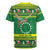 Meri Kiritimiti Cook Islands Christmas Rugby Jersey Maroro Flying Fish and White Stars