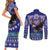 American Samoa Christmas Couples Matching Short Sleeve Bodycon Dress and Long Sleeve Button Shirt Manuia le Kerisimasi Polynesian Tribal LT9 - Polynesian Pride