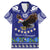 American Samoa Christmas Family Matching Mermaid Dress and Hawaiian Shirt Manuia le Kerisimasi Polynesian Tribal LT9 Dad's Shirt - Short Sleeve Blue - Polynesian Pride