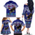 American Samoa Christmas Family Matching Off Shoulder Long Sleeve Dress and Hawaiian Shirt Manuia le Kerisimasi Polynesian Tribal LT9 - Polynesian Pride