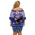 American Samoa Christmas Family Matching Off Shoulder Short Dress and Hawaiian Shirt Manuia le Kerisimasi Polynesian Tribal LT9 - Polynesian Pride