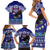 Personalised American Samoa Christmas Family Matching Short Sleeve Bodycon Dress and Hawaiian Shirt Manuia le Kerisimasi Polynesian Tribal LT9 - Polynesian Pride