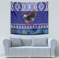 Personalised American Samoa Christmas Tapestry Manuia le Kerisimasi Polynesian Tribal LT9 - Polynesian Pride