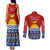 Kiribati Christmas Couples Matching Tank Maxi Dress and Long Sleeve Button Shirt Tekeraoi n Te Tiritimati Polynesian Tribal LT9 - Polynesian Pride