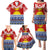 Kiribati Christmas Family Matching Puletasi Dress and Hawaiian Shirt Tekeraoi n Te Tiritimati Polynesian Tribal LT9 - Polynesian Pride