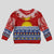 Kiribati Christmas Kid Ugly Christmas Sweater Tekeraoi n Te Tiritimati Polynesian Tribal LT9 Kid Red - Polynesian Pride