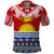 Kiribati Christmas Polo Shirt Tekeraoi n Te Tiritimati Polynesian Tribal LT9 Red - Polynesian Pride