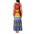 Kiribati Christmas Tank Maxi Dress Tekeraoi n Te Tiritimati Polynesian Tribal LT9 - Polynesian Pride