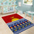 Personalised Kiribati Christmas Area Rug Tekeraoi n Te Tiritimati Polynesian Tribal LT9 - Polynesian Pride