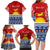 Personalised Kiribati Christmas Family Matching Long Sleeve Bodycon Dress and Hawaiian Shirt Tekeraoi n Te Tiritimati Polynesian Tribal LT9 - Polynesian Pride