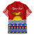 Personalised Kiribati Christmas Family Matching Puletasi Dress and Hawaiian Shirt Tekeraoi n Te Tiritimati Polynesian Tribal LT9 - Polynesian Pride