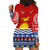 Personalised Kiribati Christmas Hoodie Dress Tekeraoi n Te Tiritimati Polynesian Tribal LT9 - Polynesian Pride