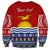 Personalised Kiribati Christmas Sweatshirt Tekeraoi n Te Tiritimati Polynesian Tribal LT9 - Polynesian Pride