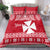 Personalised Wallis and Futuna Christmas Bedding Set Polynesian Tribal LT9 - Polynesian Pride