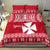 Personalised Wallis and Futuna Christmas Bedding Set Polynesian Tribal LT9 - Polynesian Pride