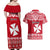 Personalised Wallis and Futuna Christmas Couples Matching Off Shoulder Maxi Dress and Hawaiian Shirt Polynesian Tribal LT9 - Polynesian Pride