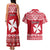 Personalised Wallis and Futuna Christmas Couples Matching Tank Maxi Dress and Hawaiian Shirt Polynesian Tribal LT9 - Polynesian Pride