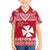 Personalised Wallis and Futuna Christmas Family Matching Puletasi Dress and Hawaiian Shirt Polynesian Tribal LT9 Son's Shirt Red - Polynesian Pride