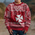 Personalised Wallis and Futuna Christmas Kid Ugly Christmas Sweater Polynesian Tribal LT9 - Polynesian Pride