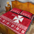 Personalised Wallis and Futuna Christmas Quilt Bed Set Polynesian Tribal LT9 - Polynesian Pride